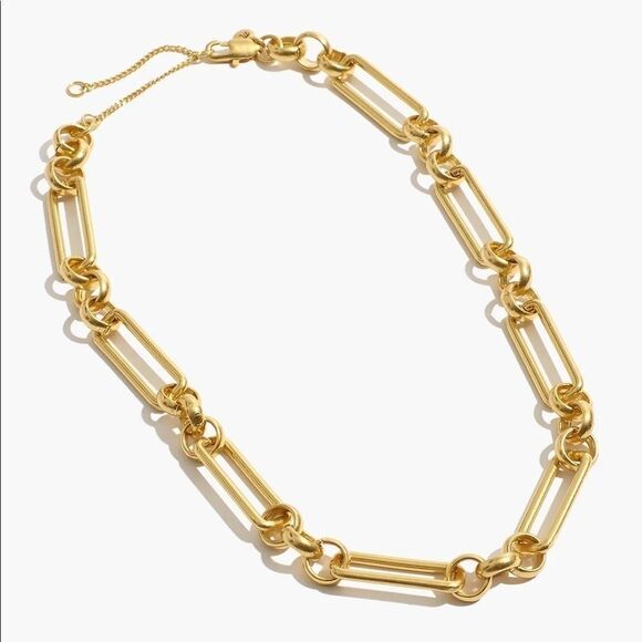 Madewell Rectangle Chain Necklace - Picture 1 of 3